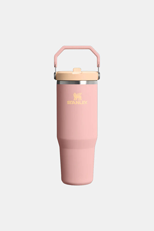 The IceFlow Flip Straw 2.0 Tumbler 0.89L / 30oz Peach Rose Thermos