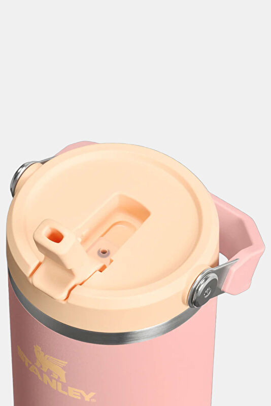 The IceFlow Flip Straw 2.0 Tumbler 0.89L / 30oz Peach Rose Thermos 2