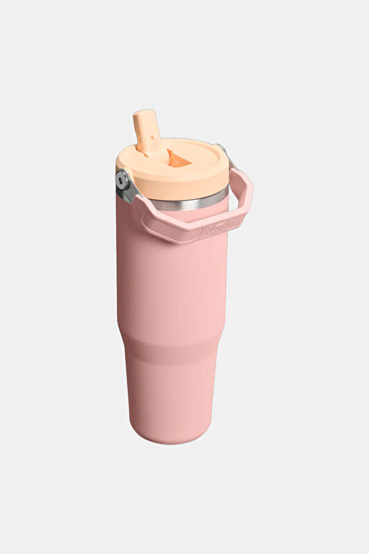 The IceFlow Flip Straw 2.0 Tumbler 0.89L / 30oz Peach Rose Thermos 3