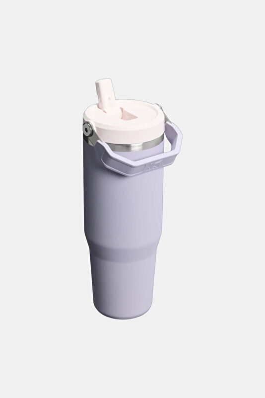 The IceFlow Flip Straw 2.0 Tumbler 0.89L / 30oz Purple Dust Thermos 3