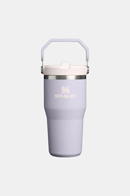 The IceFlow Flip Straw 2.0 Tumbler 0.59L / 20oz Peach Rose Thermos