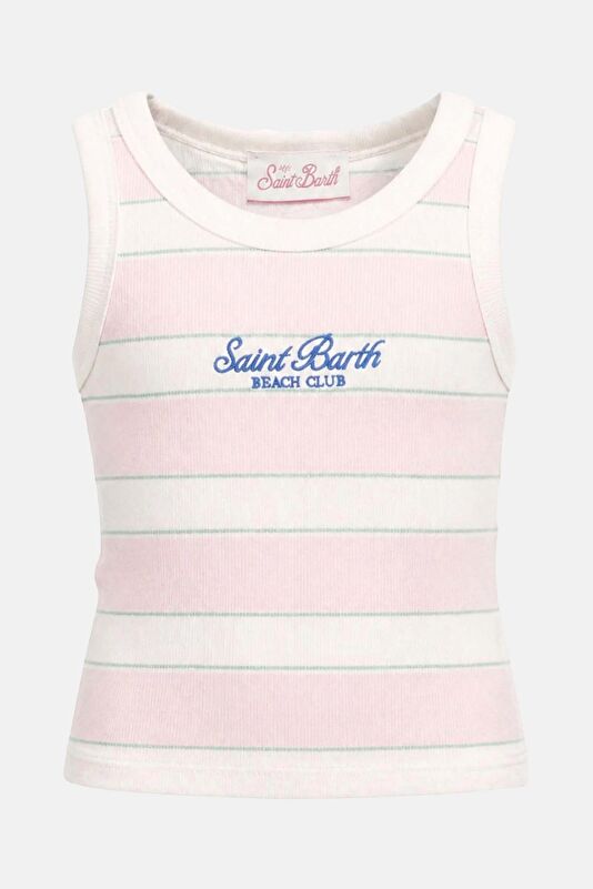 Pink Sleeveless Kids Blouse
