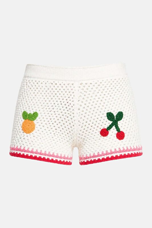 Cream Kids Shorts