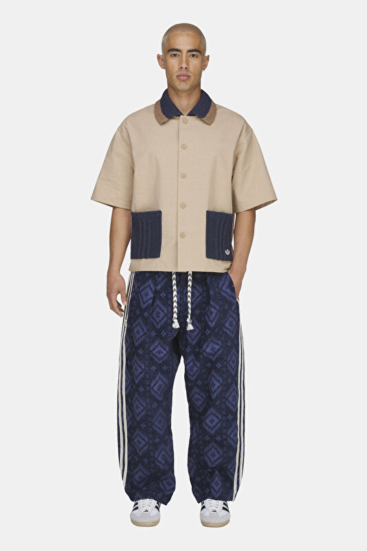 Relax Kalıp Lacivert Wide Leg Erkek Spor Pantolon 3