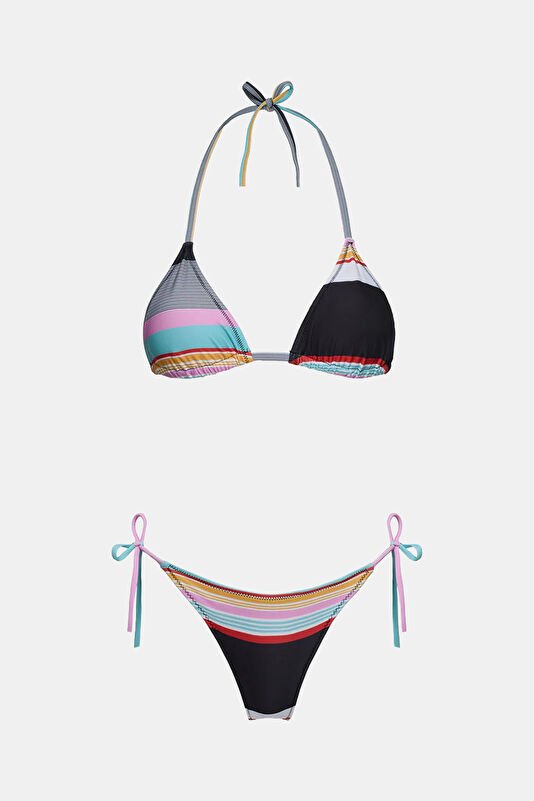 Çok Renkli Desenli Kadın Bikini