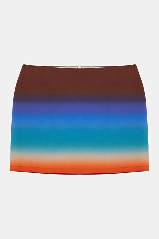 Multicolor Tie-Dye Women's Skirt