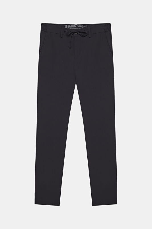 Lacivert Straight Pantolon