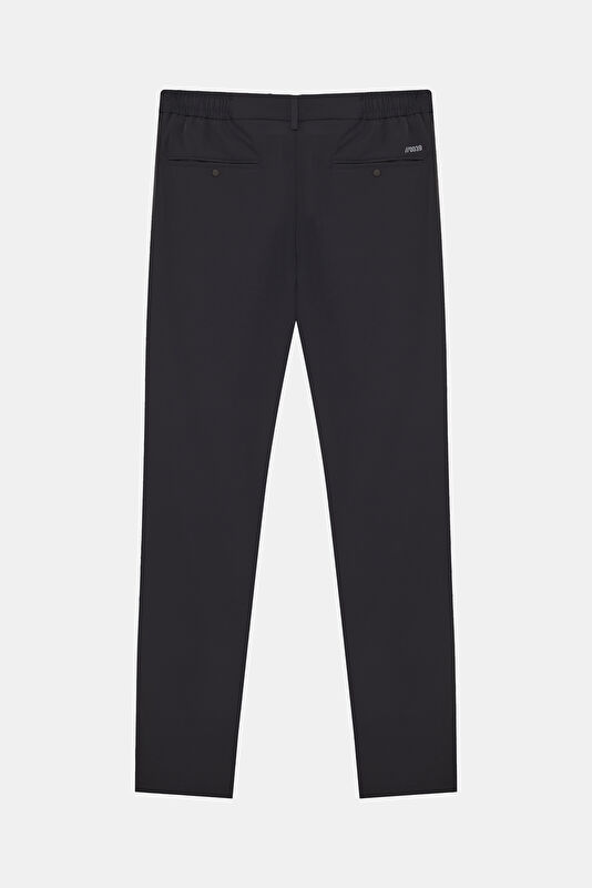 Navy Straight Pants 2