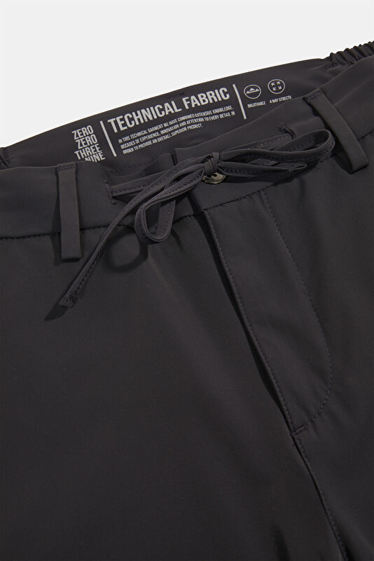 Navy Straight Pants 3