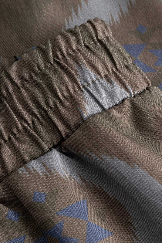 Relax Kalıp Kahve Wide Leg Liyosel Erkek Pantolon 4