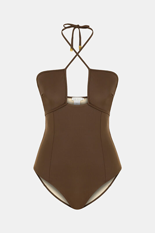Brown Women's Swimsuit