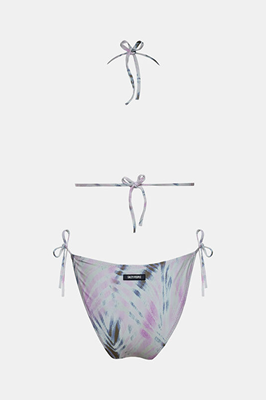 Pembe Desenli Kadın Bikini 2