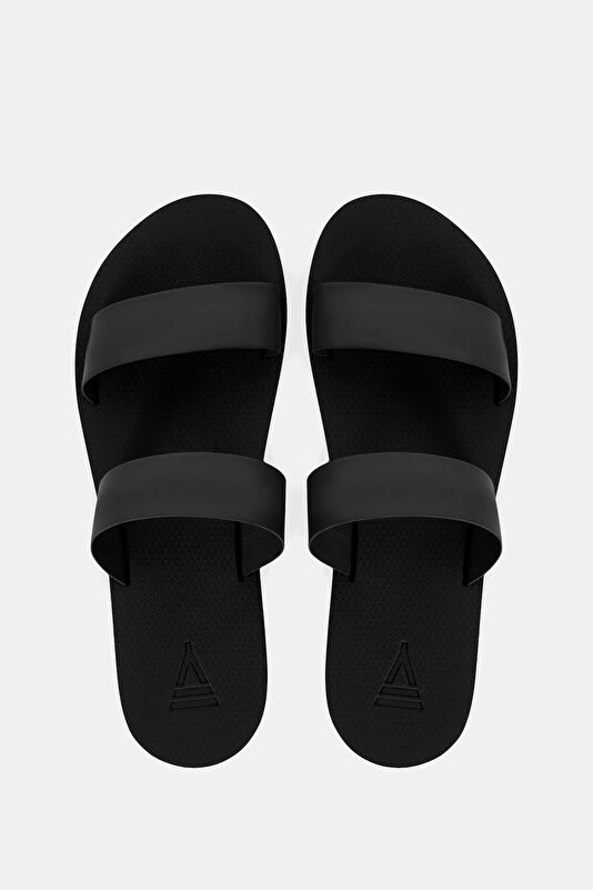 Double Black Women's Slippers 2