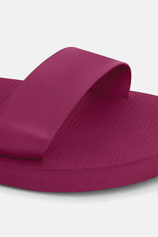 Double Burgundy Women's Slippers 3
