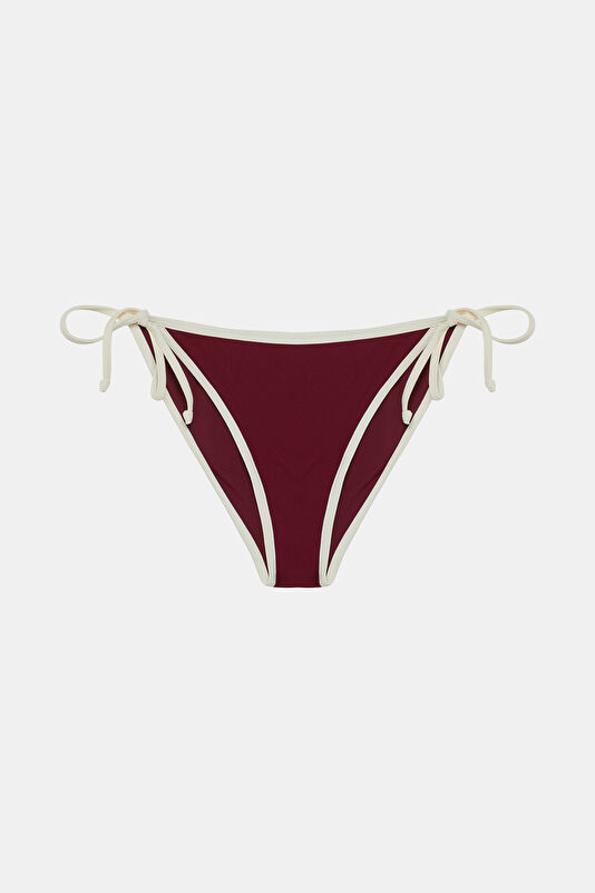 Bordo Kadın Bikini Altı