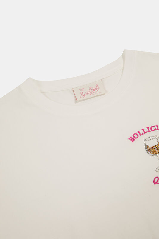 Beyaz Kadın T-Shirt 3