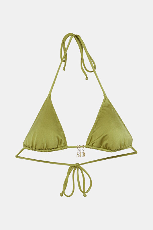 Açık Yeşil Kadın Bikini Üstü