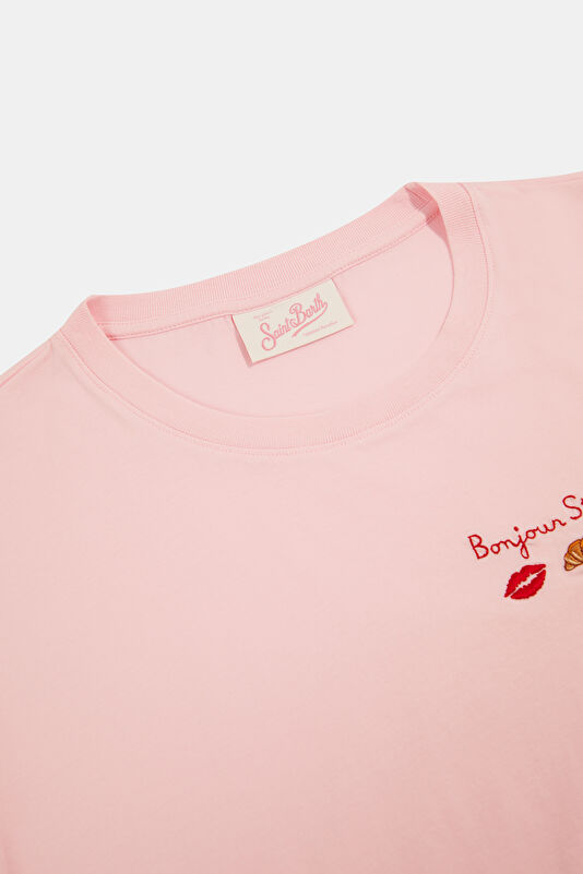 Açık Pembe Kadın T-Shirt 3