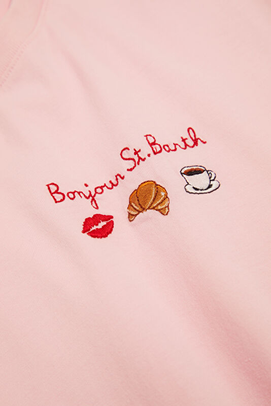 Açık Pembe Kadın T-Shirt 4