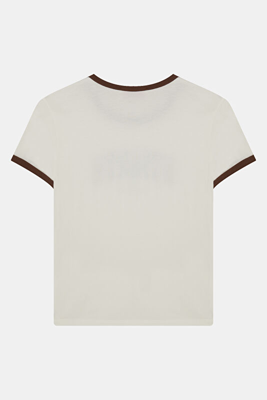 Beyaz Kadın T-Shirt 2