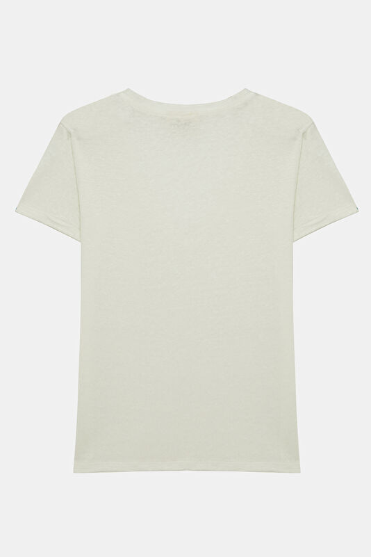 Beyaz Kadın T-Shirt 2
