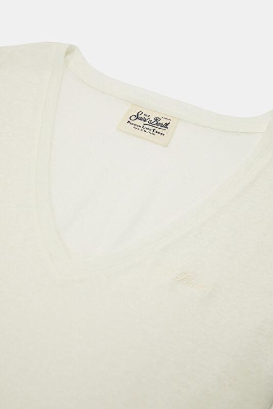 Beyaz Kadın T-Shirt 3