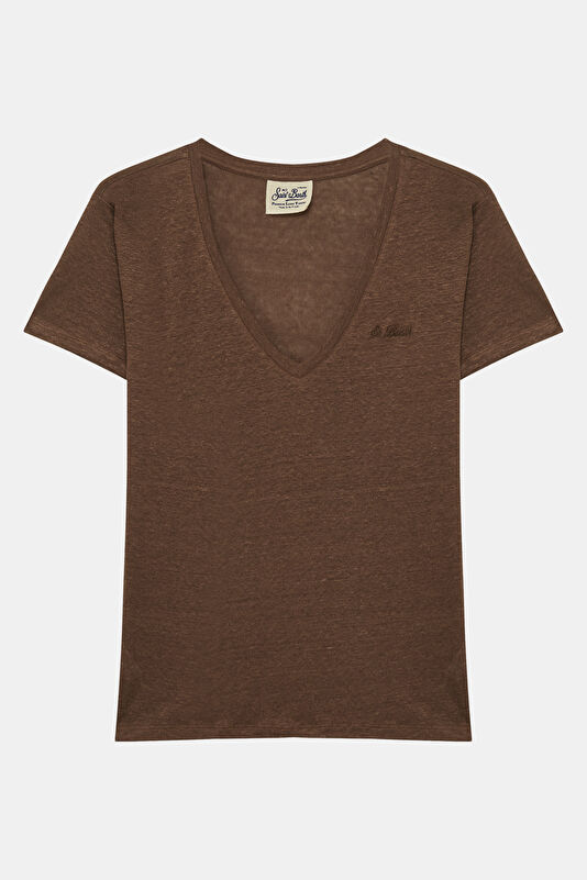 Kahve Kadın T-Shirt