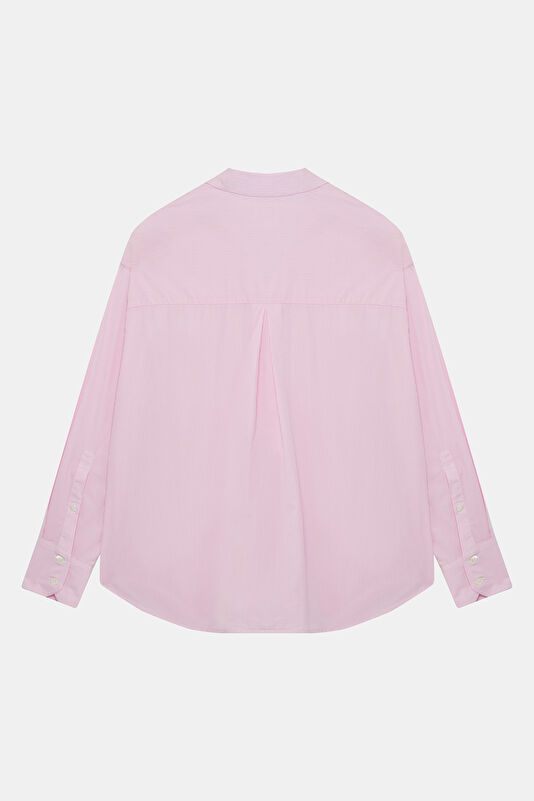 Açık Pembe Kadın Gömlek 2