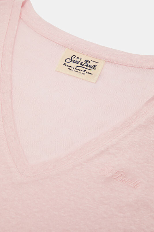 Pembe Kadın T-Shirt 3