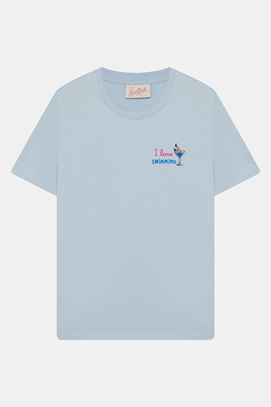 Açık Mavi Kadın T-Shirt