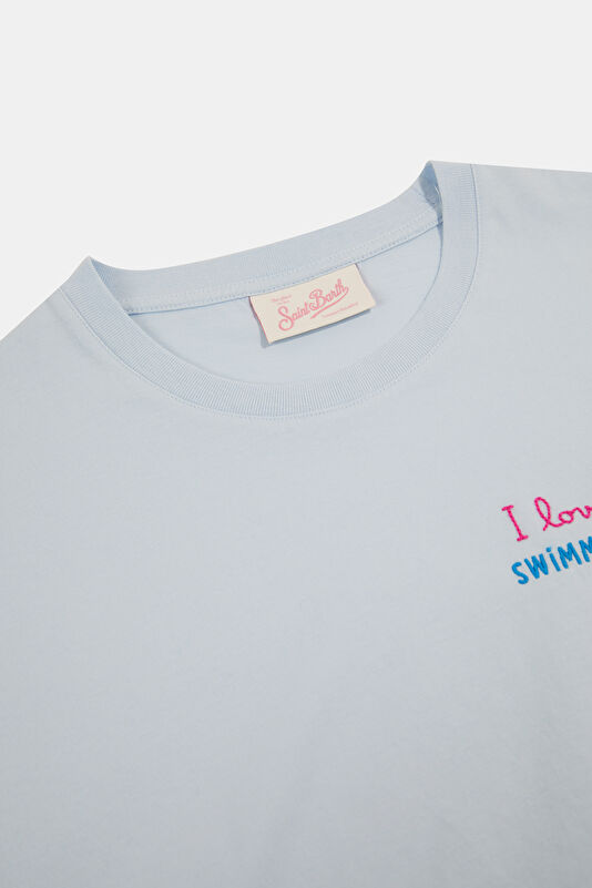 Açık Mavi Kadın T-Shirt 3