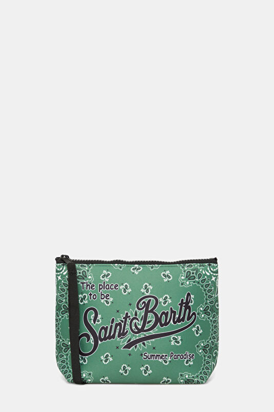 Aline Khaki Patterned Bag