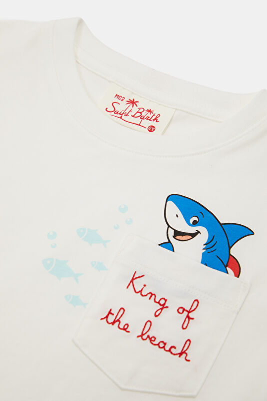 Beyaz Çocuk T-Shirt 3