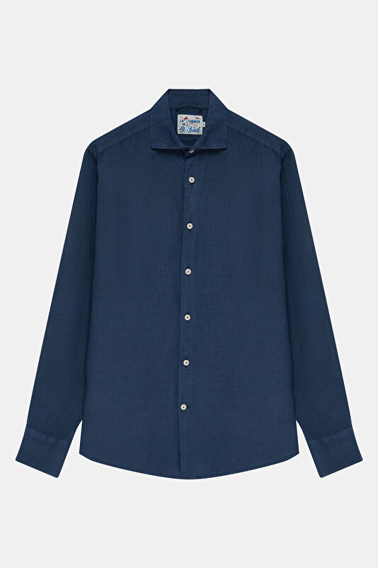 Men's Relaxed Fit Navy Shirt
