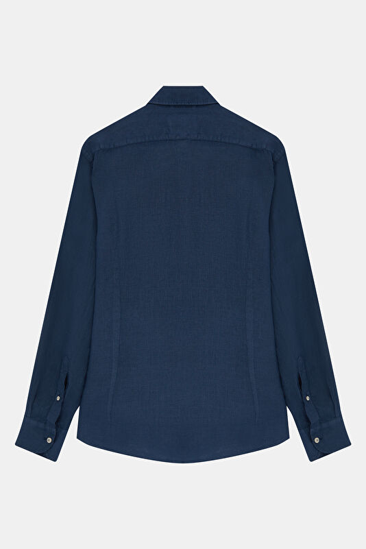 Men's Relaxed Fit Navy Shirt 2