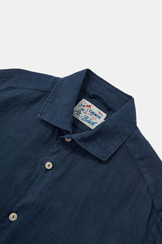 Men's Relaxed Fit Navy Shirt 3