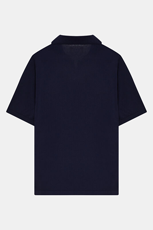 Men's Relaxed Fit Navy Shirt 2