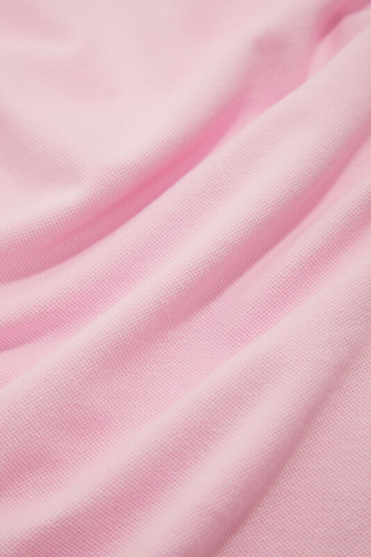 Relax Kalıp Pembe Polo Yaka Erkek T-Shirt 4