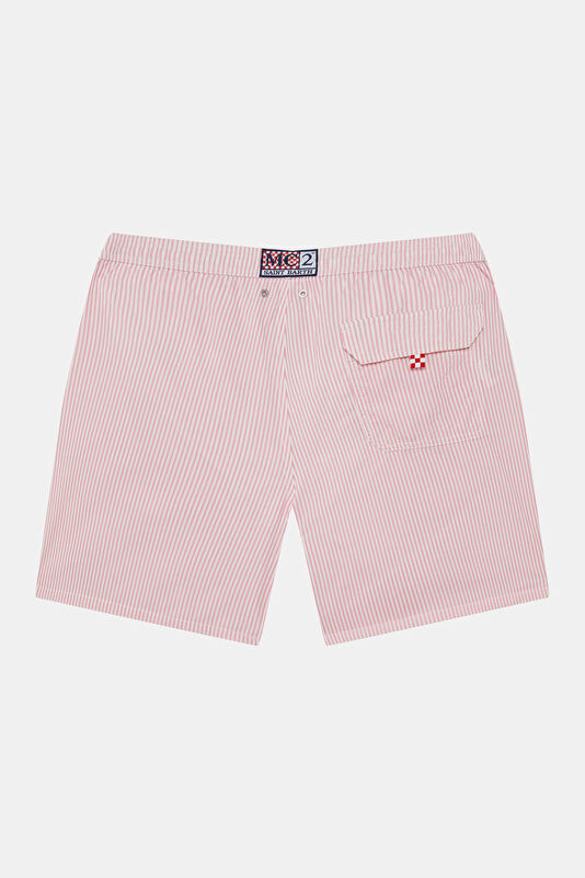 Pembe Lastikli Erkek Mayo 2