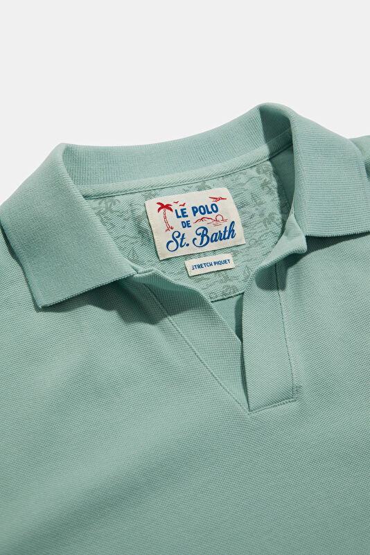 Relax Kalıp Yeşil Polo Yaka Erkek T-Shirt 3