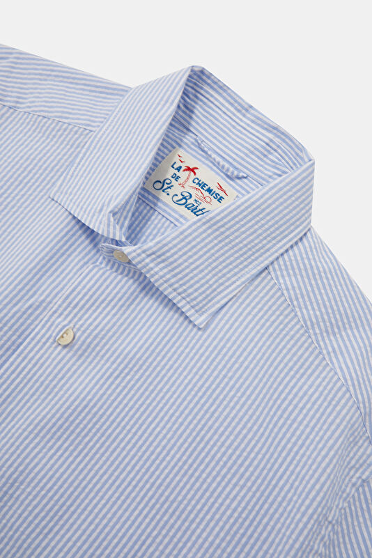 Relaxed-Fit Blue Men's Shirt 3