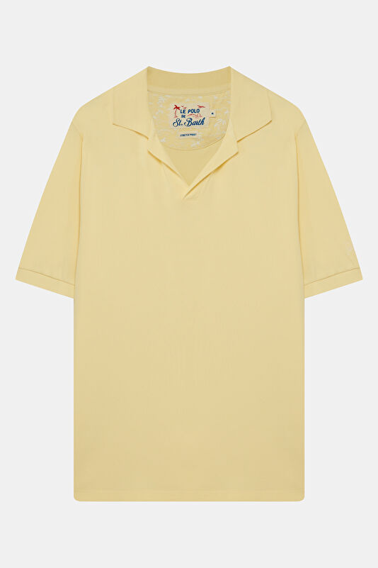 Relax Kalıp Sarı Polo Yaka Erkek T-Shirt