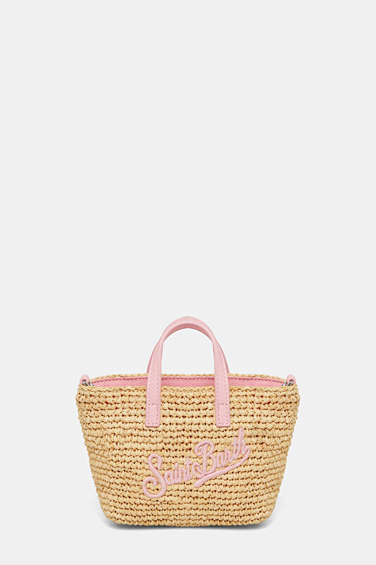 Raffia City Micro Çok Renkli Çanta
