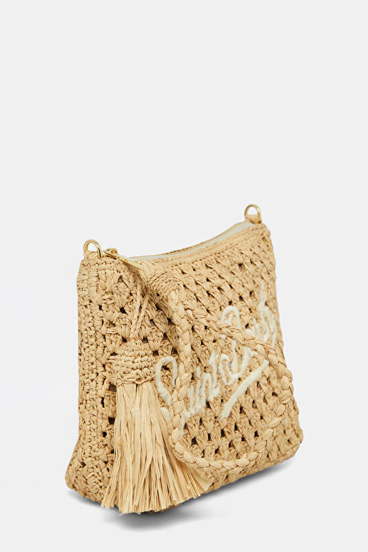 Raffia Pouch Çok Renkli Çanta 3