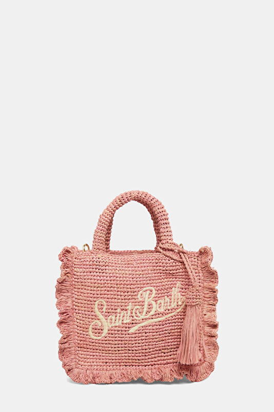 Raffia Volant Mini Çok Renkli Çanta