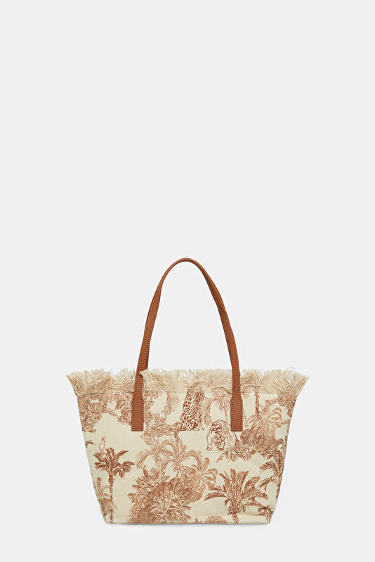 City Bag Mid Fringe Çok Renkli Çanta 3