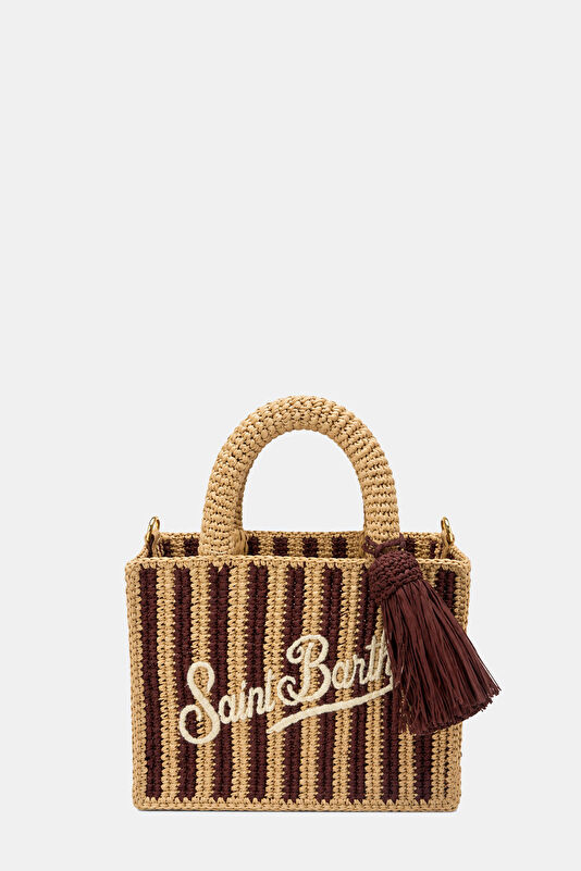 Vanity Mini Raffia Multicolored Bag