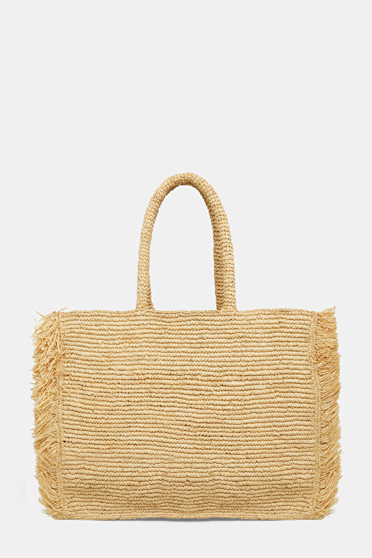 Vanity Raffia Fringes Çok Renkli Çanta 3