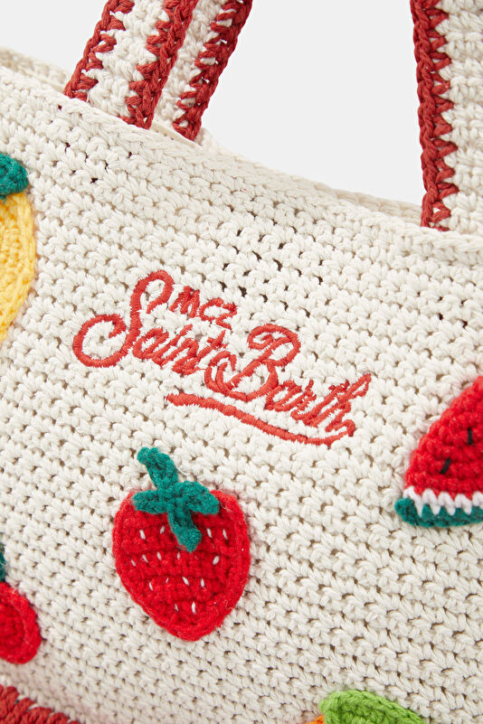 Crochet Volant Mid Çok Renkli Çanta 4