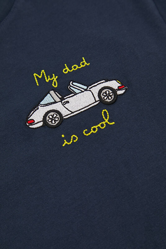 Lacivert Çocuk T-Shirt 4